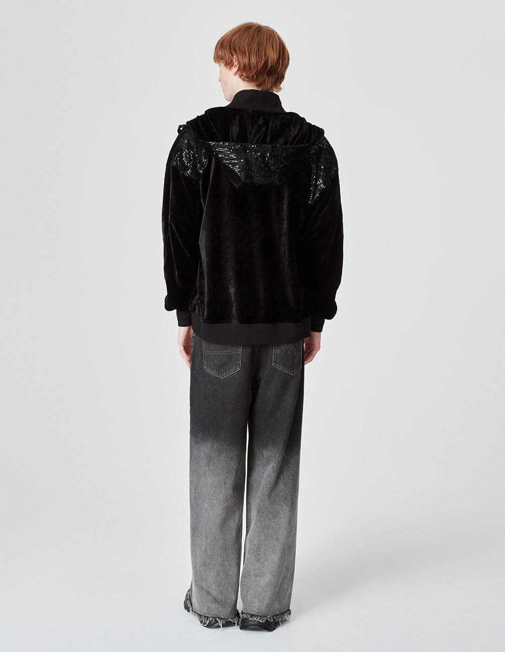 Unisex Style Hot Silver Knit Hooded Jacket