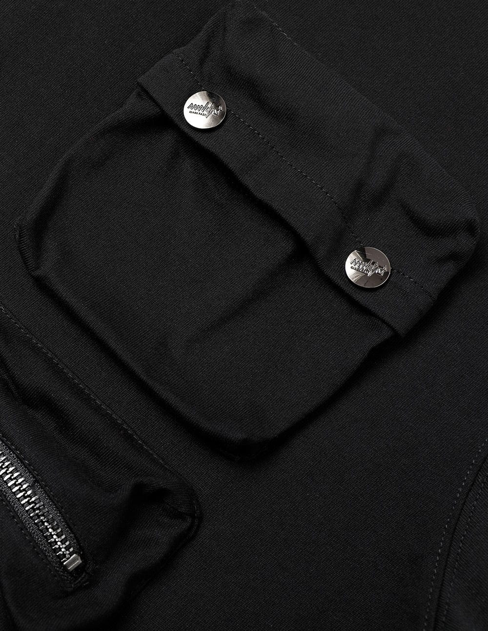 Men's Cotton Cargo Pocket Long Sleeve T-Shirt