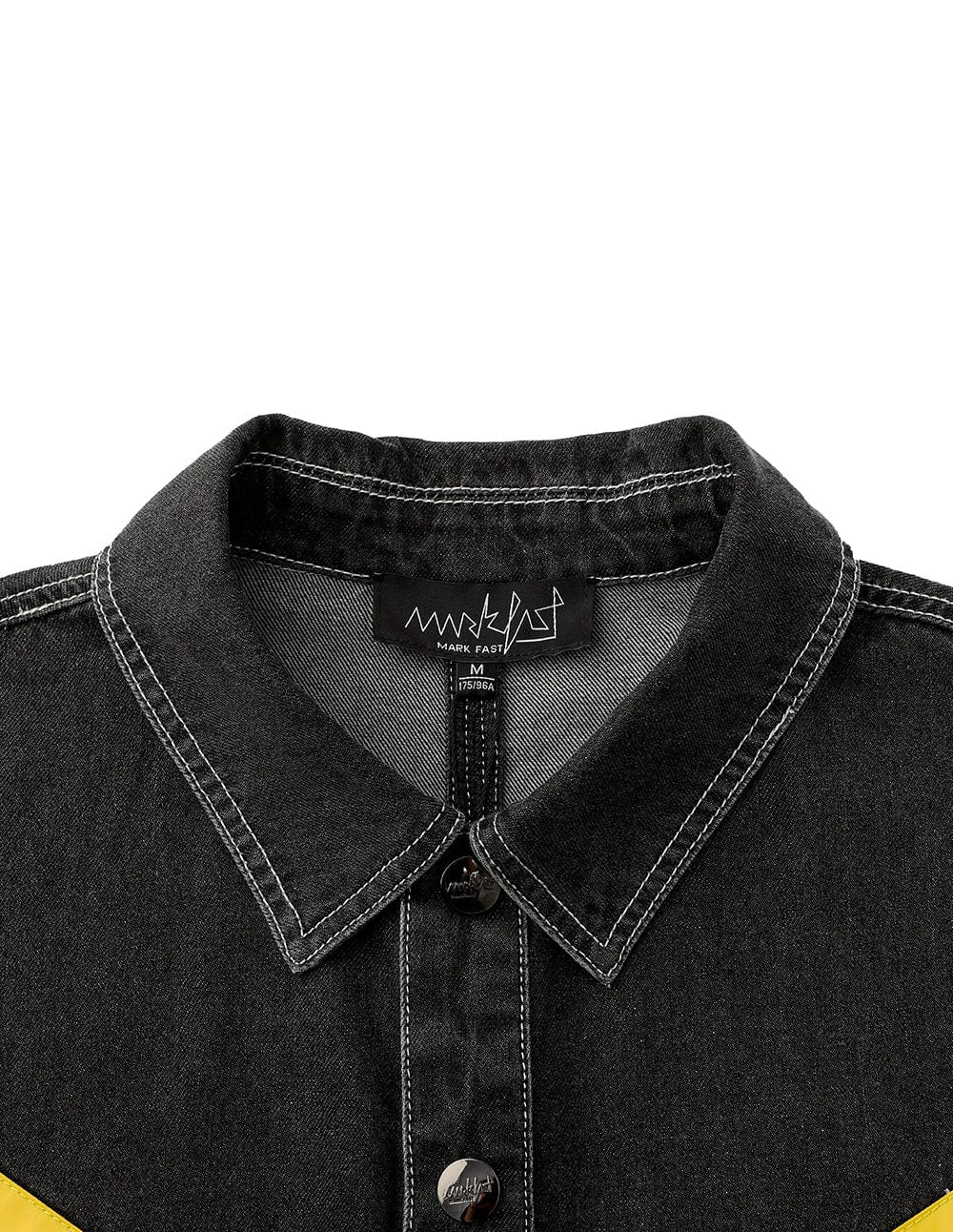 Unisex Colourblock Casual Denim Jacket