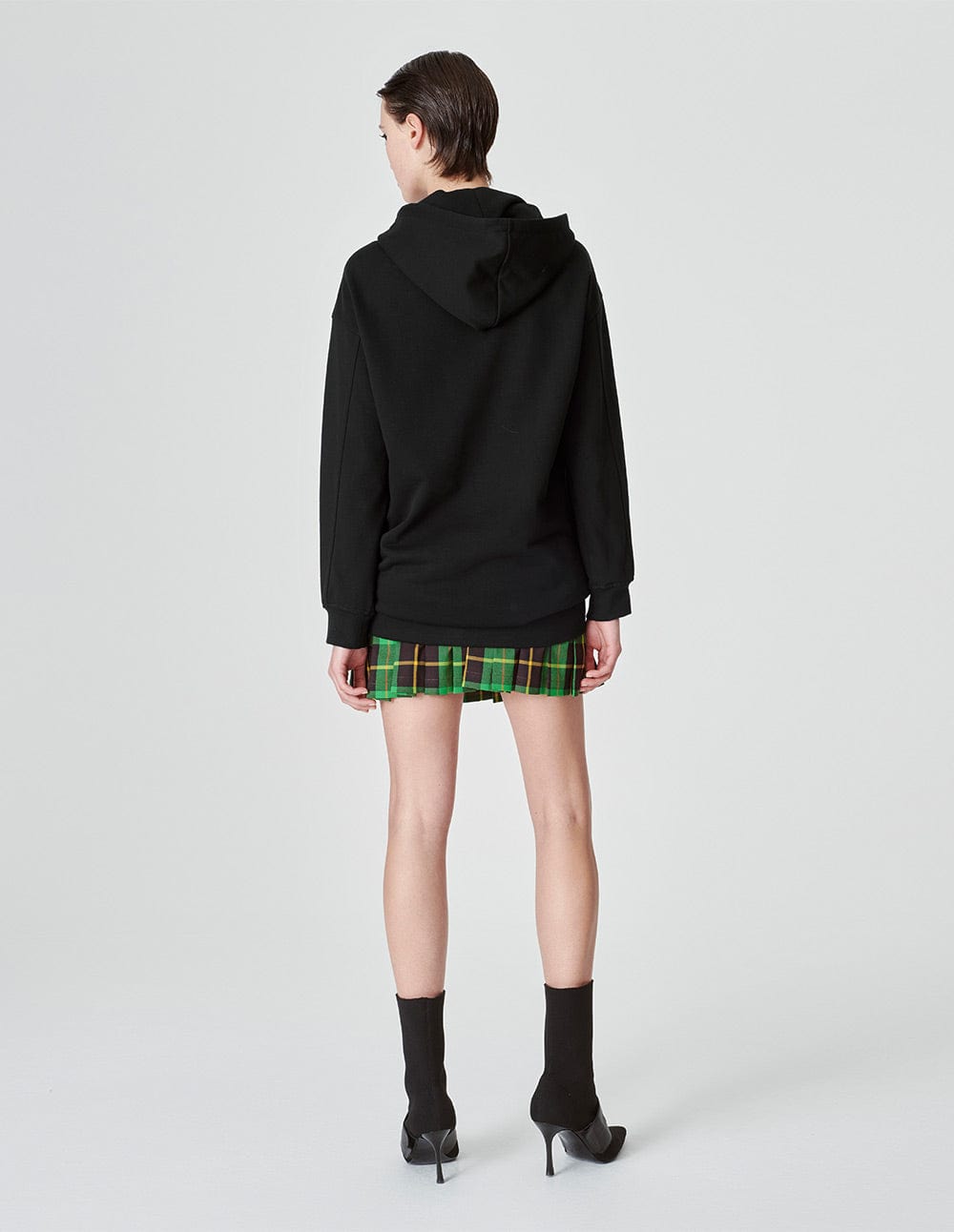 Unisex Cotton Sweatshirt With Electric Eyes And Animal Print For Couples