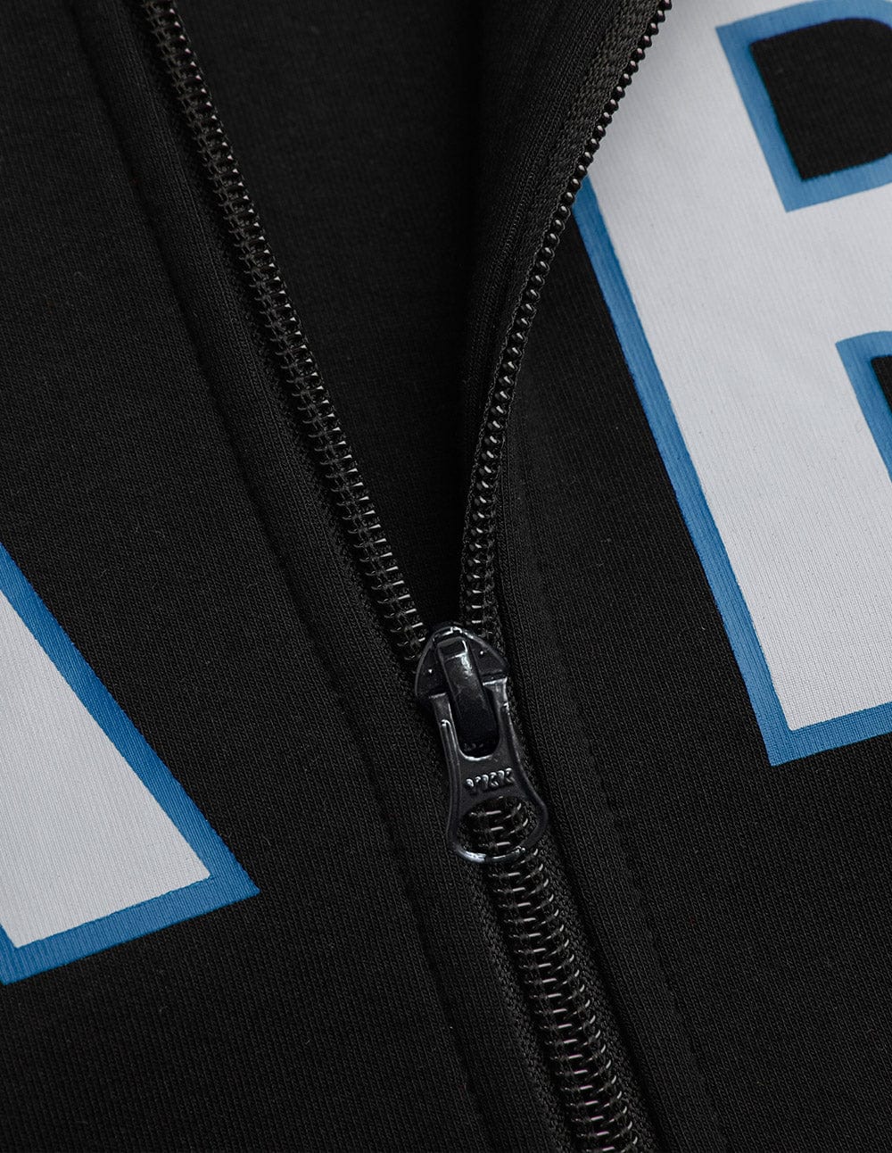 Unisex Hooded Print Zipper Jacket