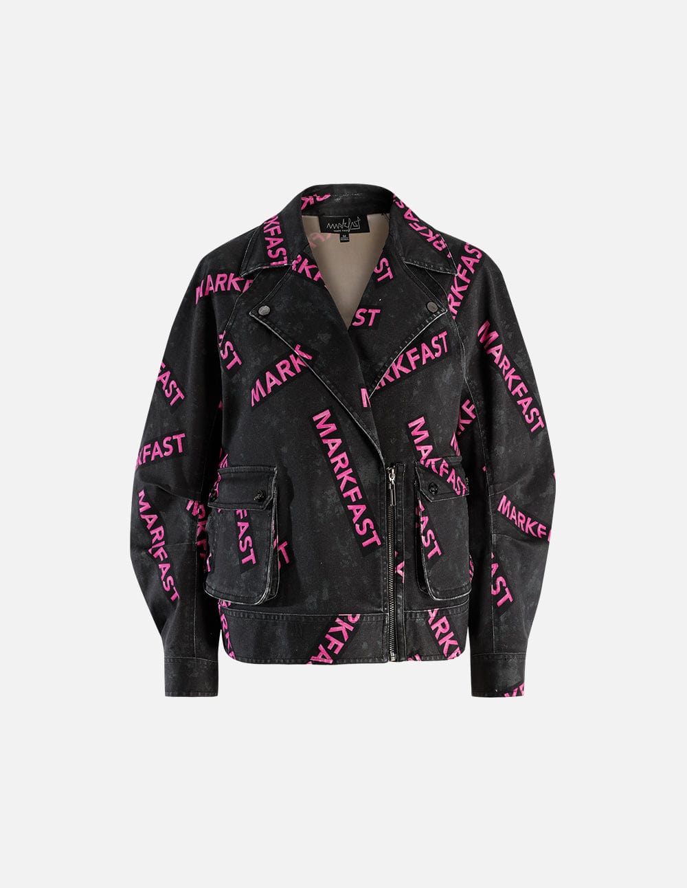 Runway Logo Lapel Denim Jacket