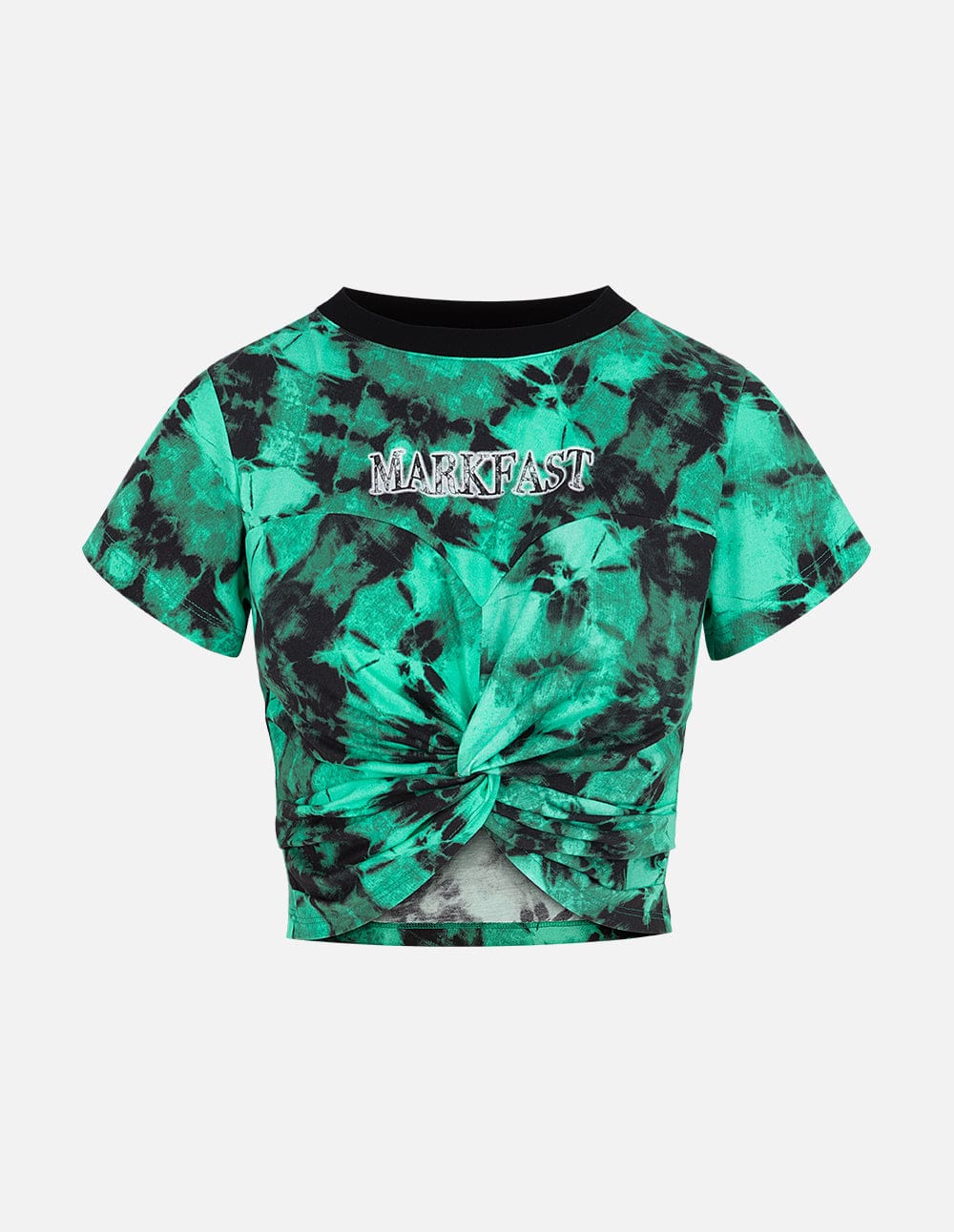 Women's Ocean Green Starry Sky Print T-Shirt