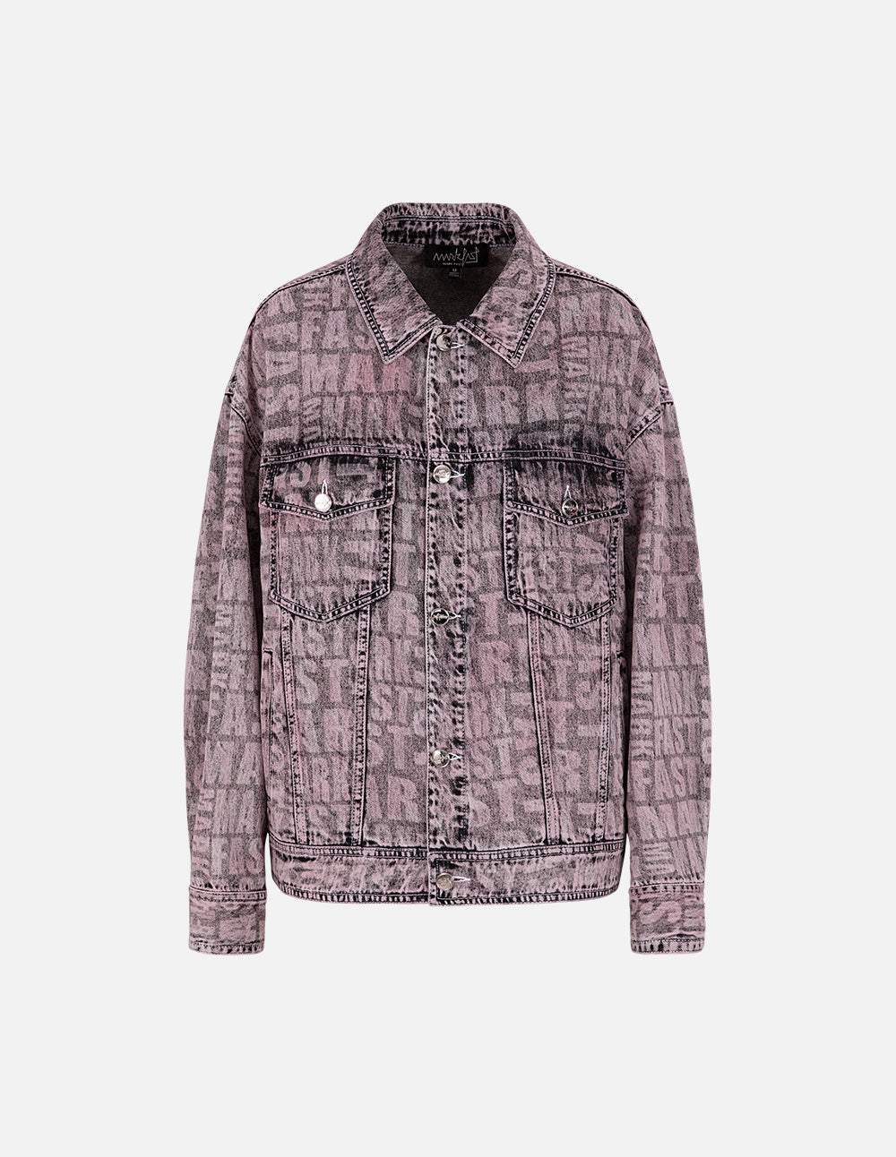 Couple Style Snowflake Dyed Washed Denim Jacket