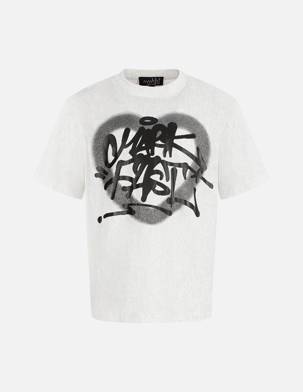 Couple Style Black And White Graffiti Print T-Shirt