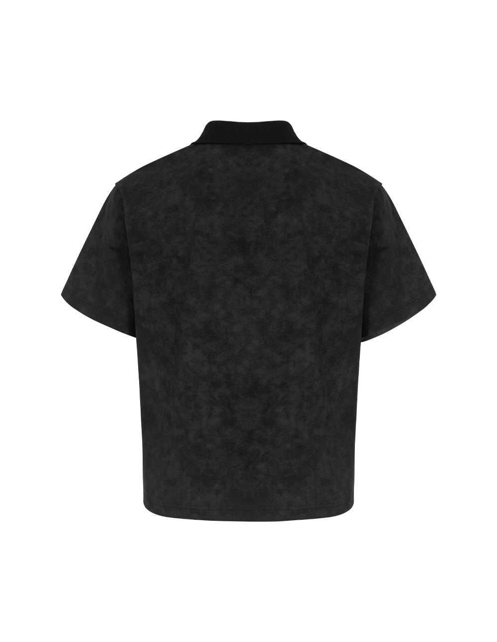 MF Lapel Loose Half Zipper T-Shirt