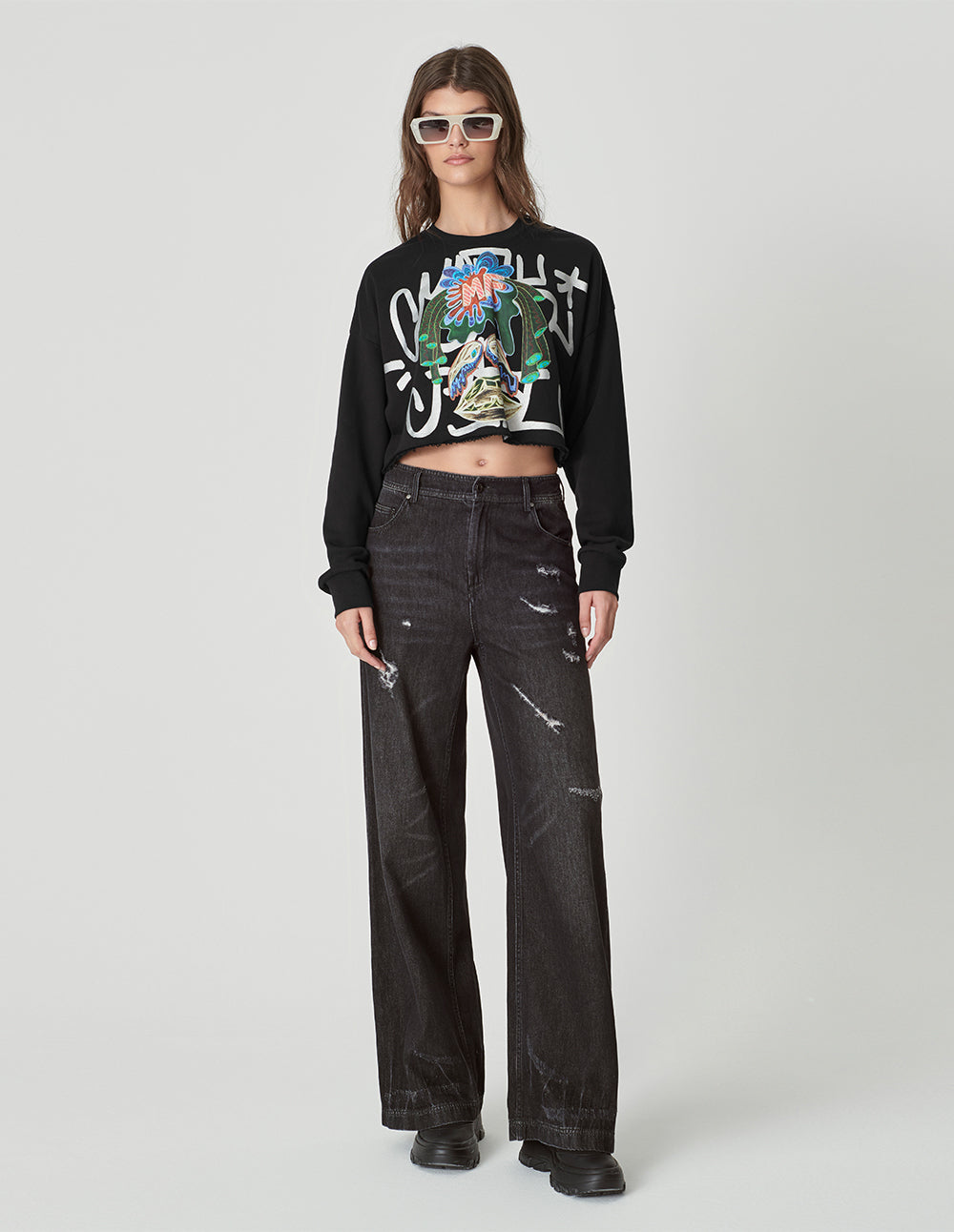 Women's Cool Player Print Sweatshirt