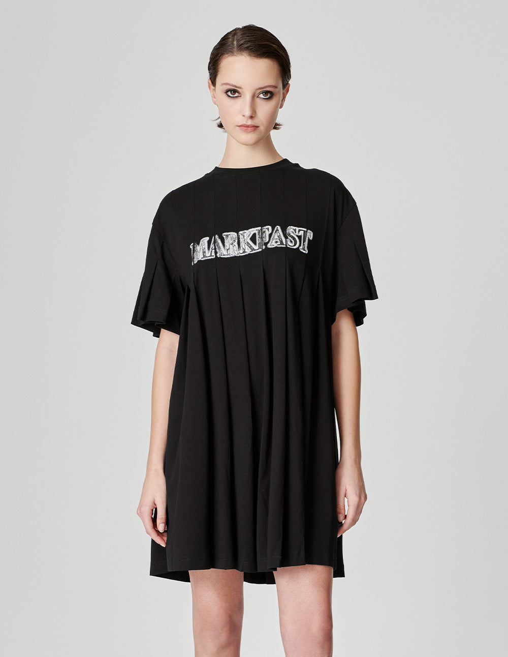 Women's Pleated T-Shirt Dress