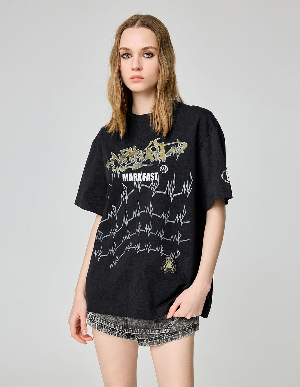 Women's Retro Logo Print T-Shirt