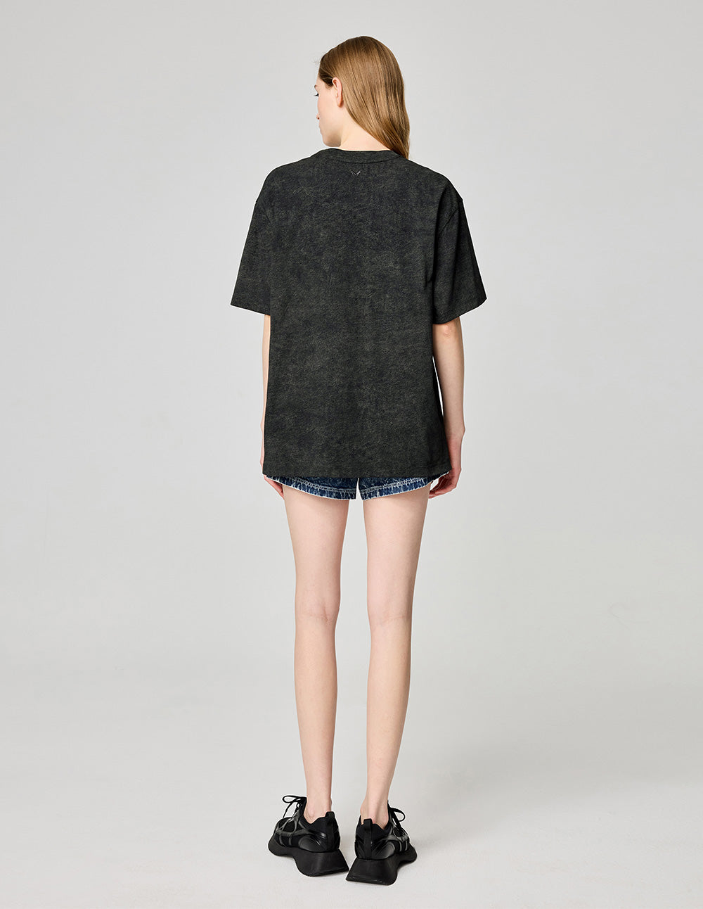 Couple Style Personalized Printed Round Neck Short-Sleeved T-Shirt