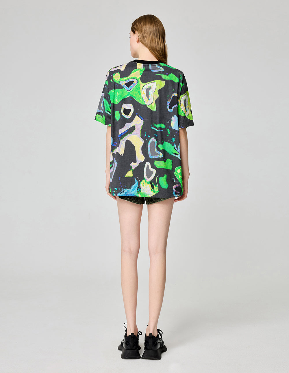 MF Contrast Graffiti Cotton Printed T-Shirt