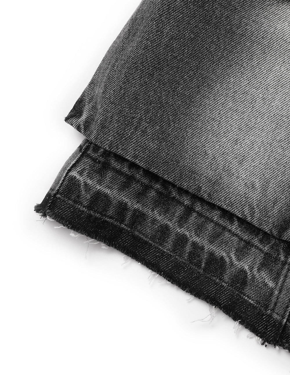 Women's Multi-Pocket Washed Denim Skirt