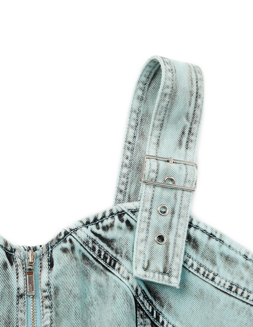 Design Heavy Washed Glacier Blue Denim Tank
