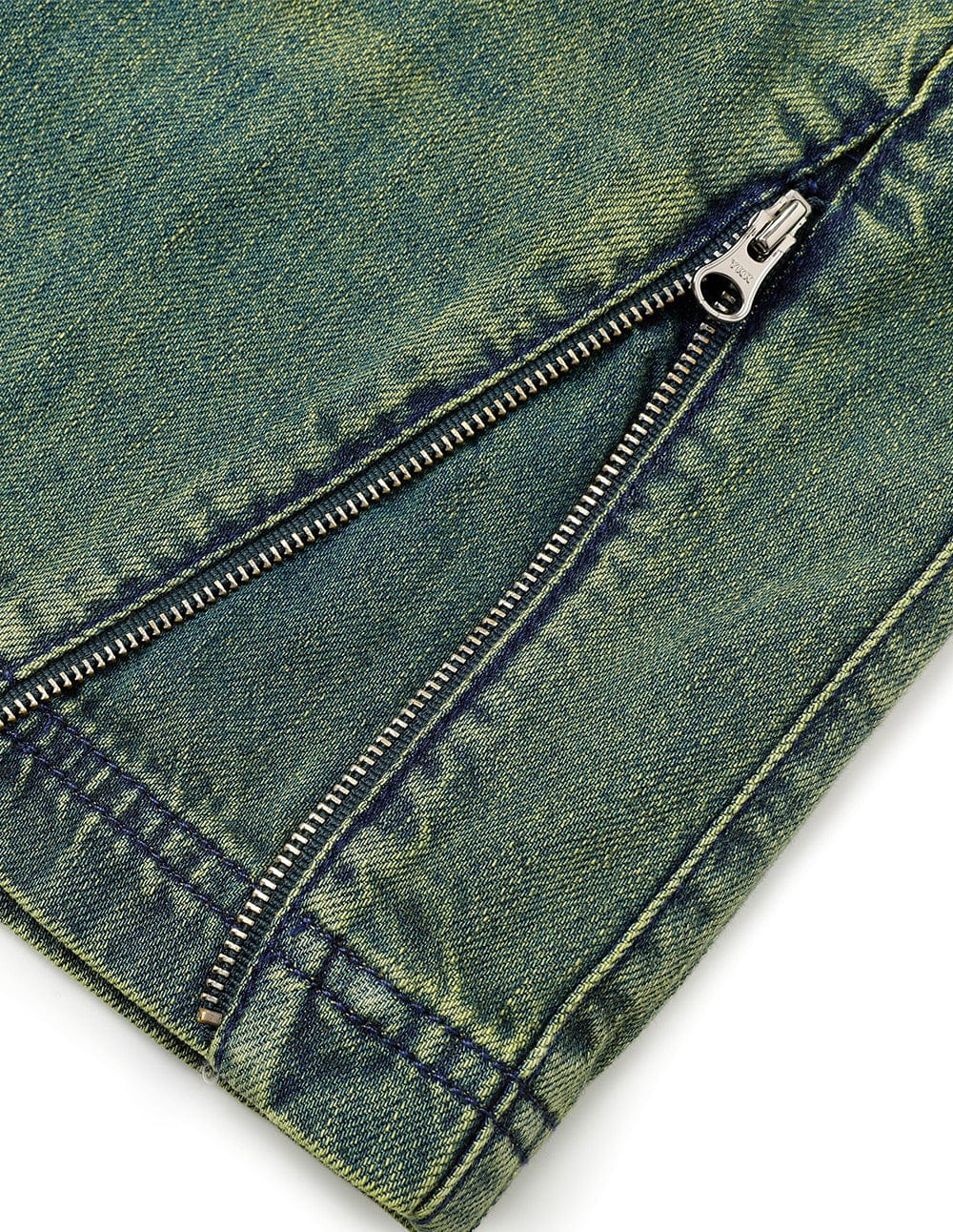 Women's Dyed Washed Denim Hip Skirt