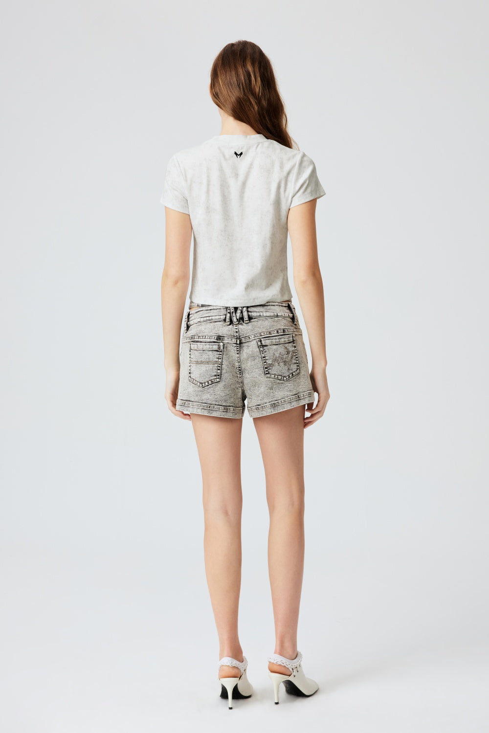 MF Solid-Color Cotton Spandex Stretch T-Shirts