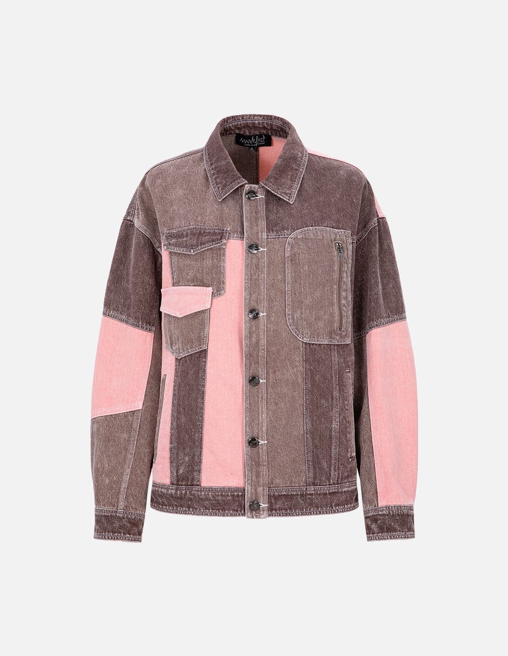 Unisex Style Stitched Denim Jacket