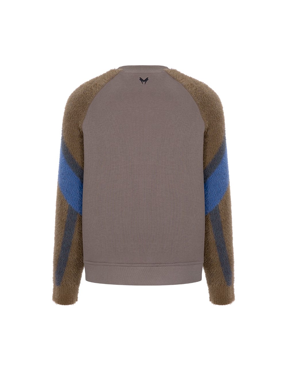 Unisex Couple Style Patchwork Graffiti Knitted Sweatshirt