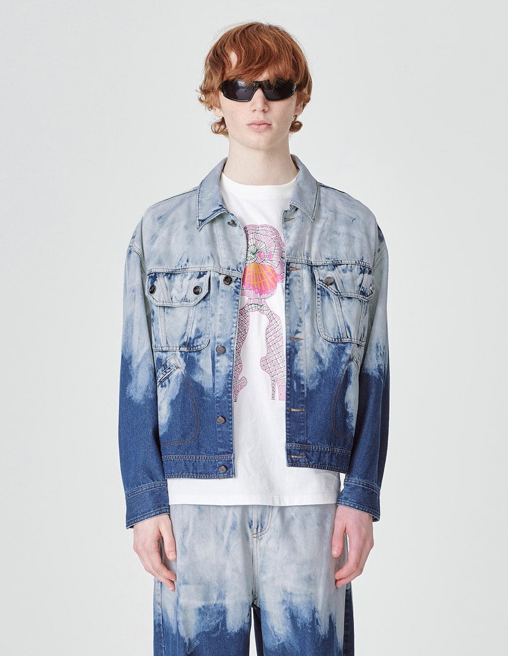 Unisex Washed Denim Jacket