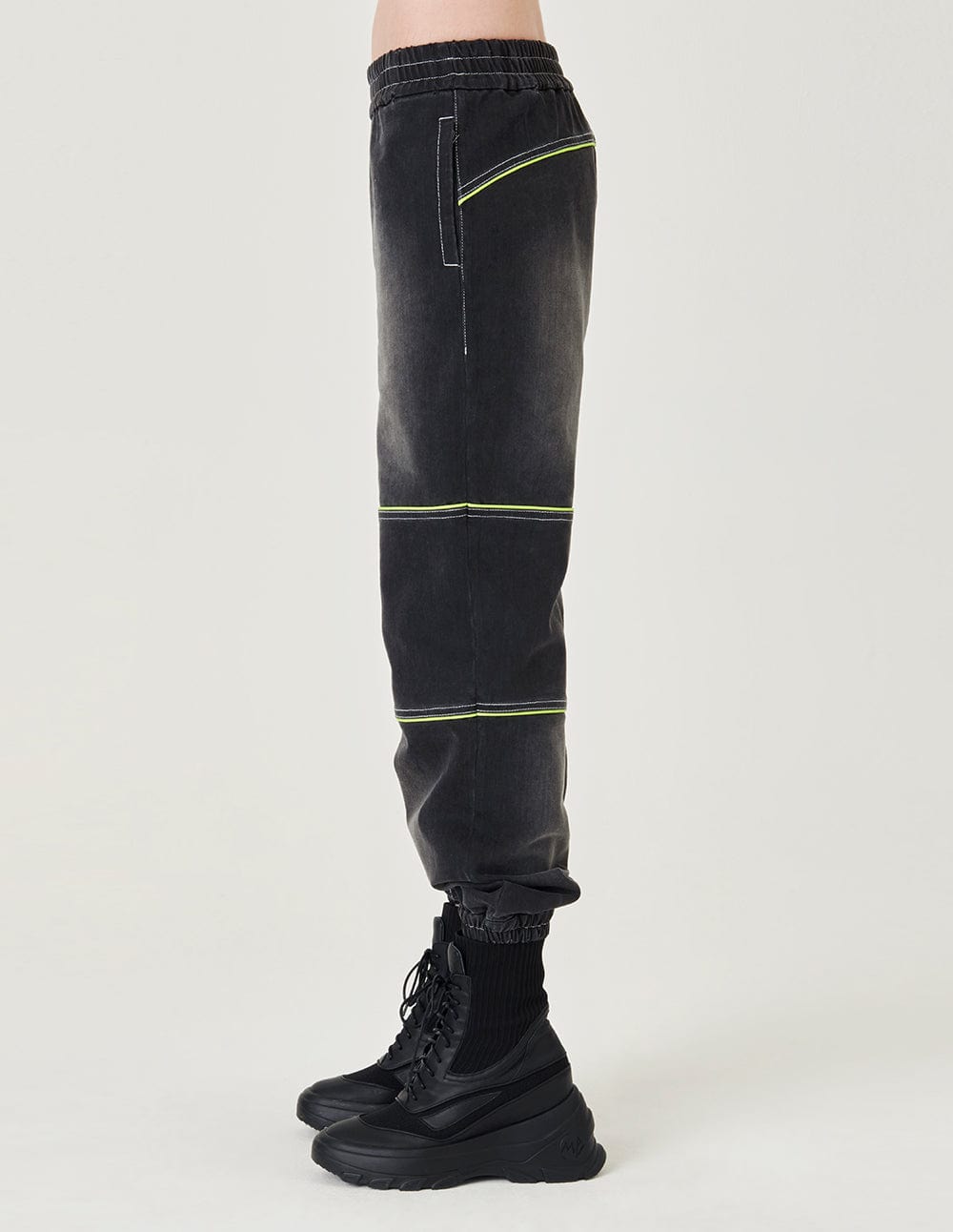 Neon-Paneled Jeans