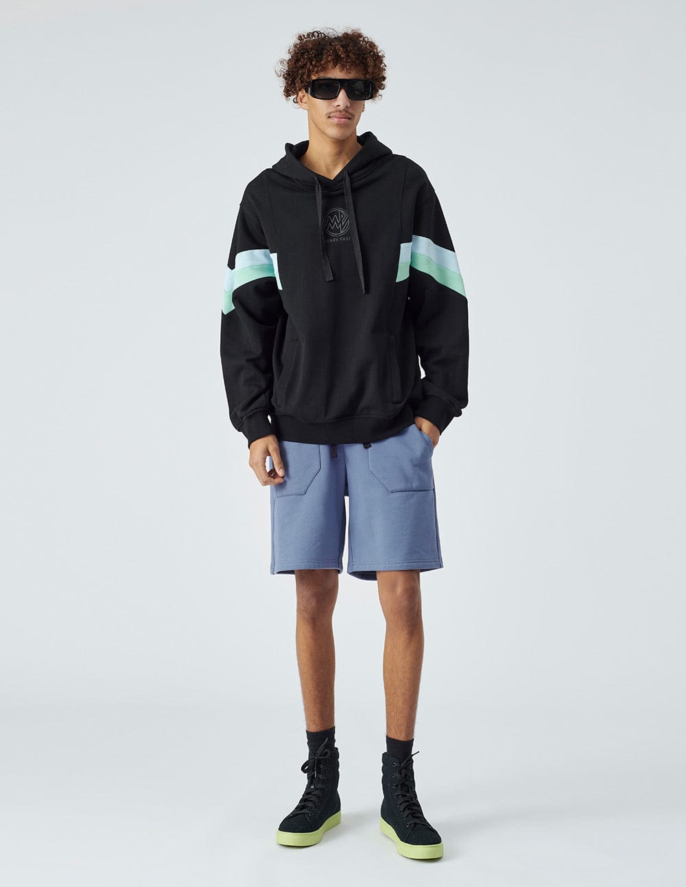 Unisex Colour Block Hoodie