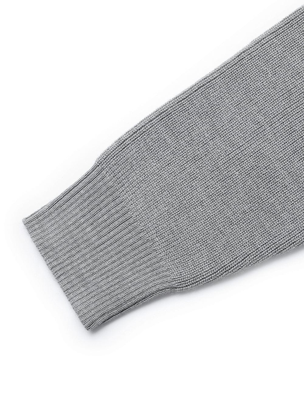 Men's Grey Wool Pullover Sweater