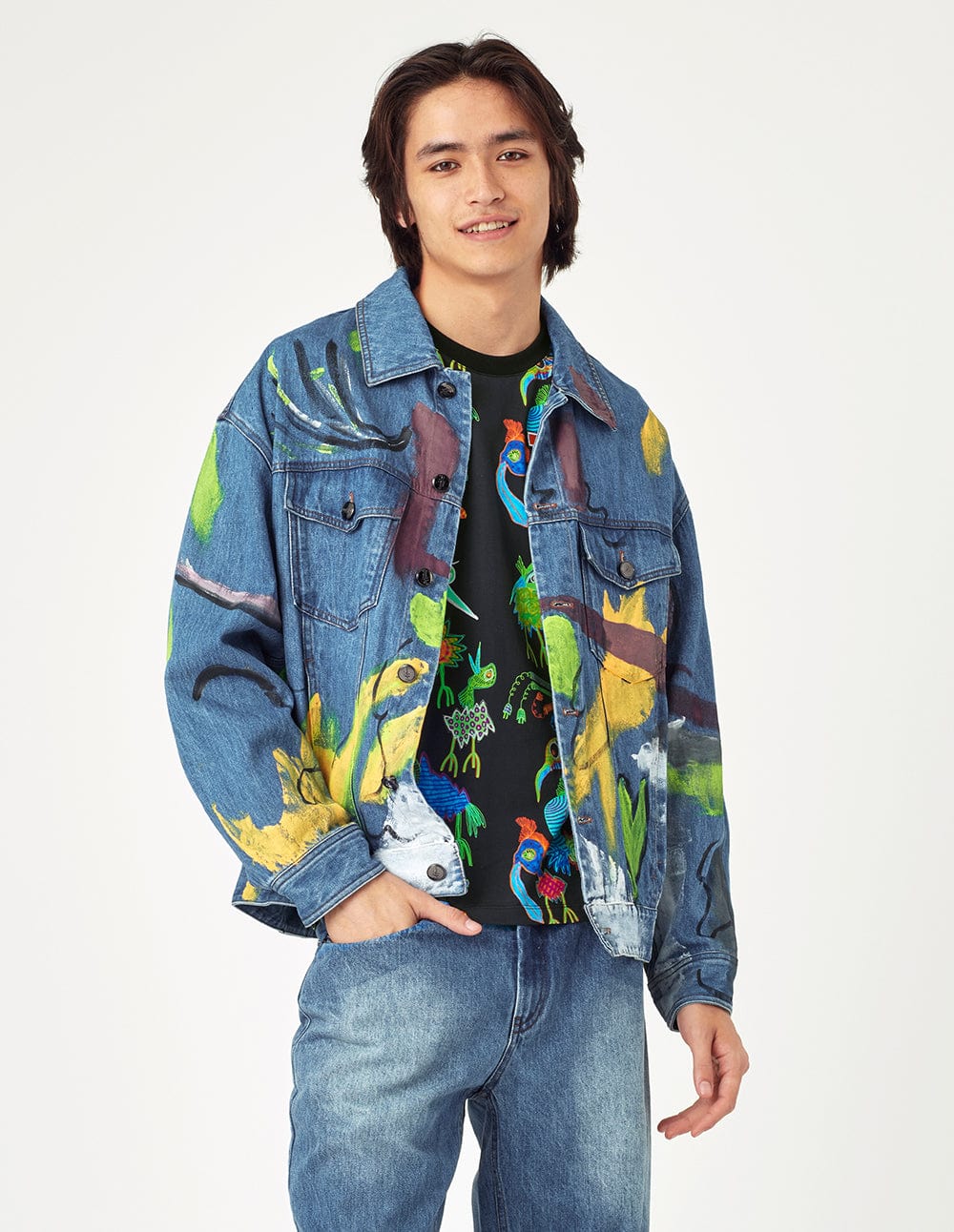 Unisex Hand-Painting Jacket
