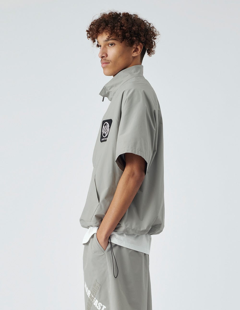 Men's Gray Lounge Top