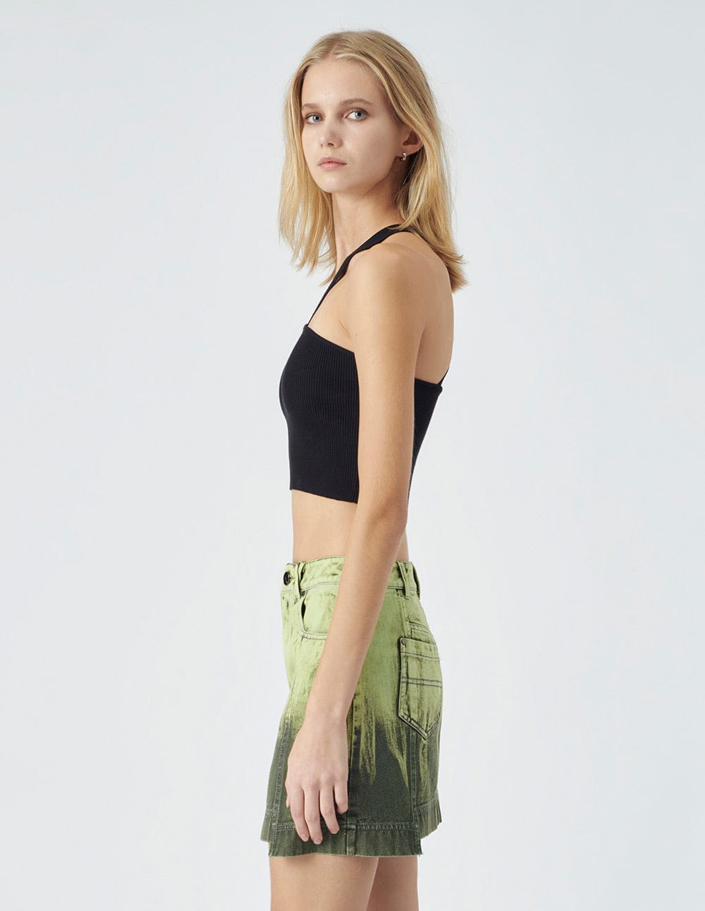 Ladies Irregular Denim Skirt