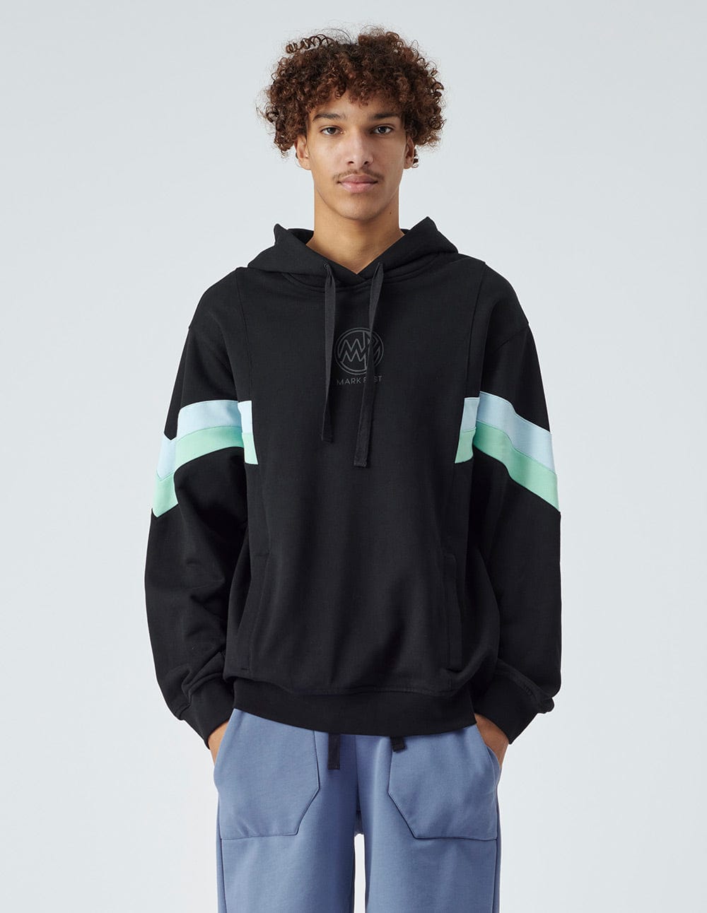 Unisex Colour Block Hoodie