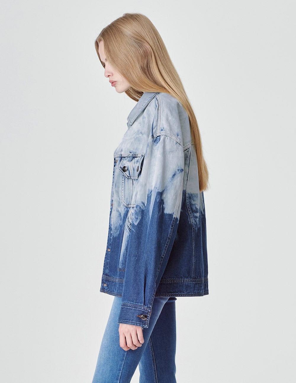 Unisex Washed Denim Jacket