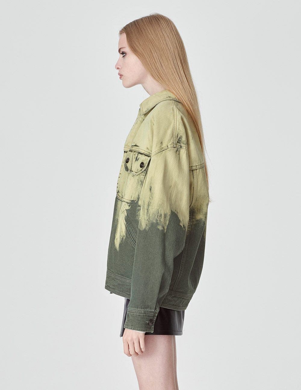 Unisex Couple Style Washed Denim Jacket