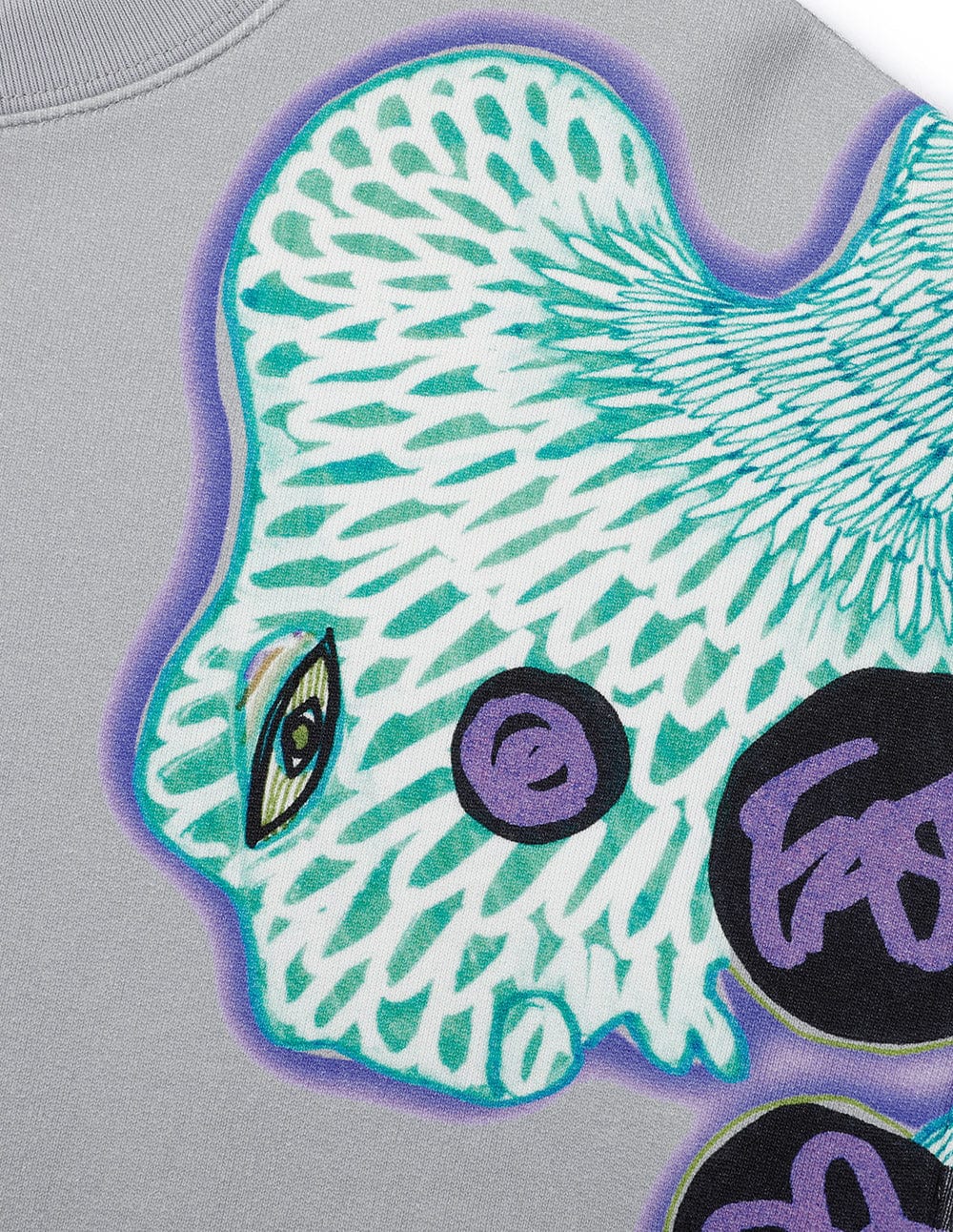 Women's Short Puff Print Sweatshirt