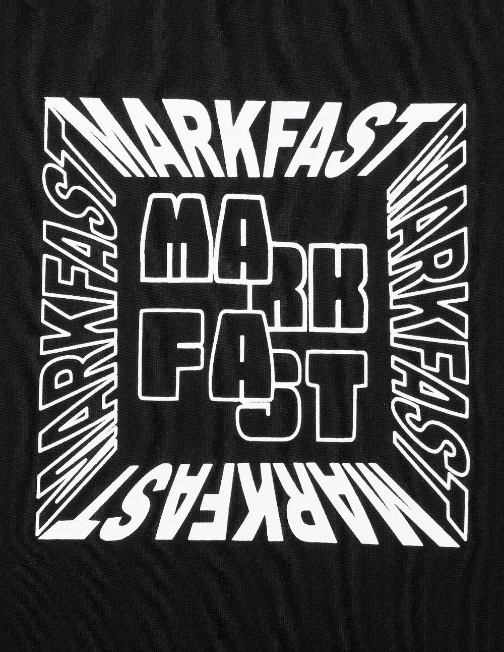 Men's Black Printed Loose Cotton T-Shirt