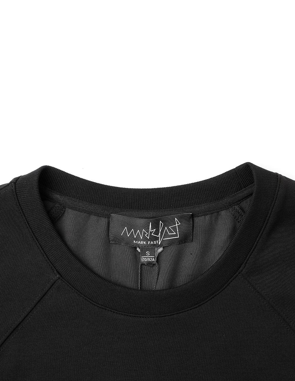 Men's Black Simple Air Cotton Round Neck T-Shirt