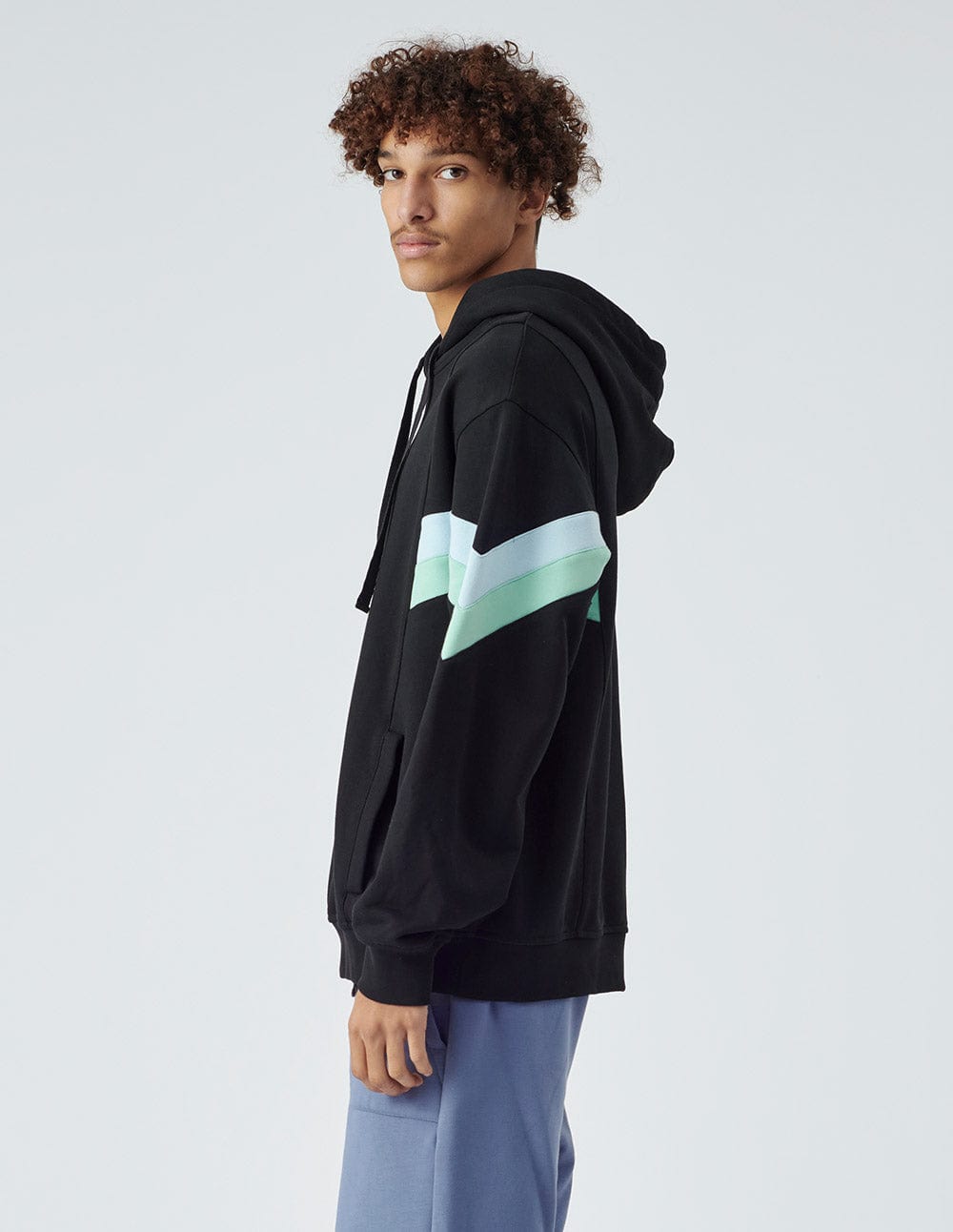 Unisex Colour Block Hoodie