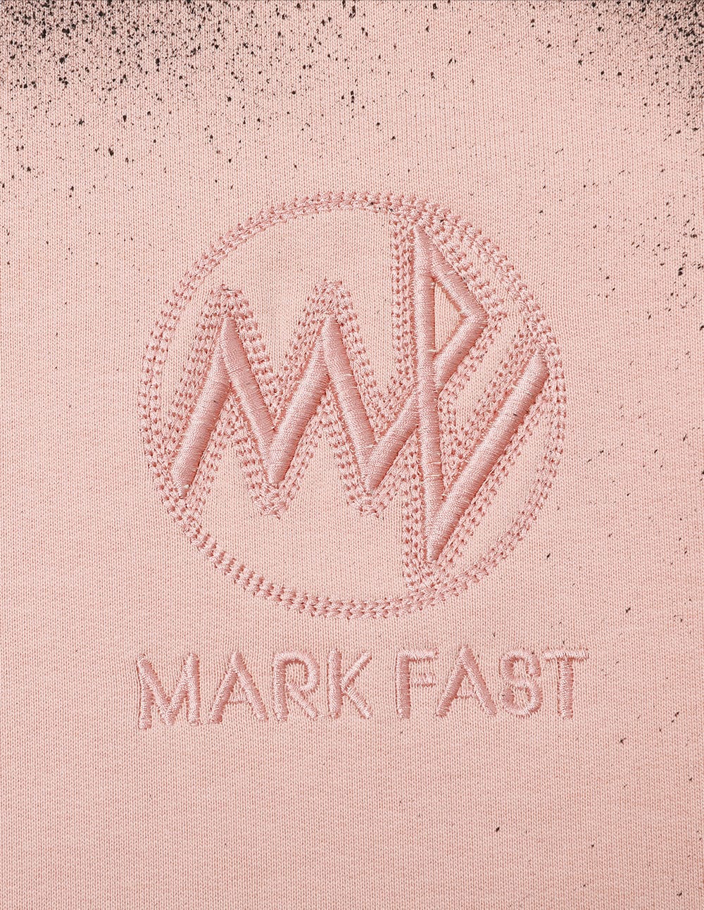 Womens Rose Pink Inkjet Print Cropped Sweatshirt