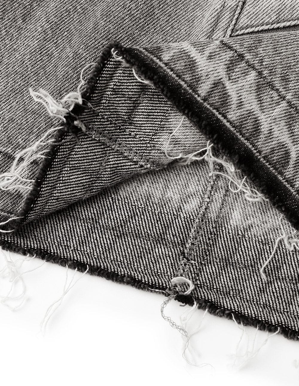 Men's Runway Style Denim Shorts