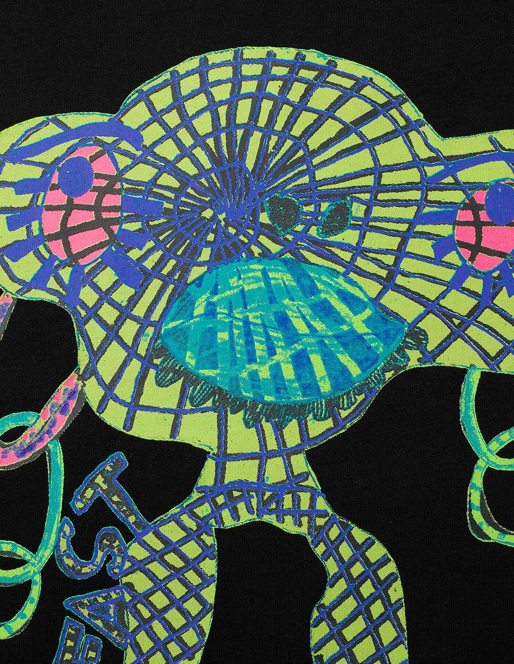 Unisex street style electric eye beast series T-shirt