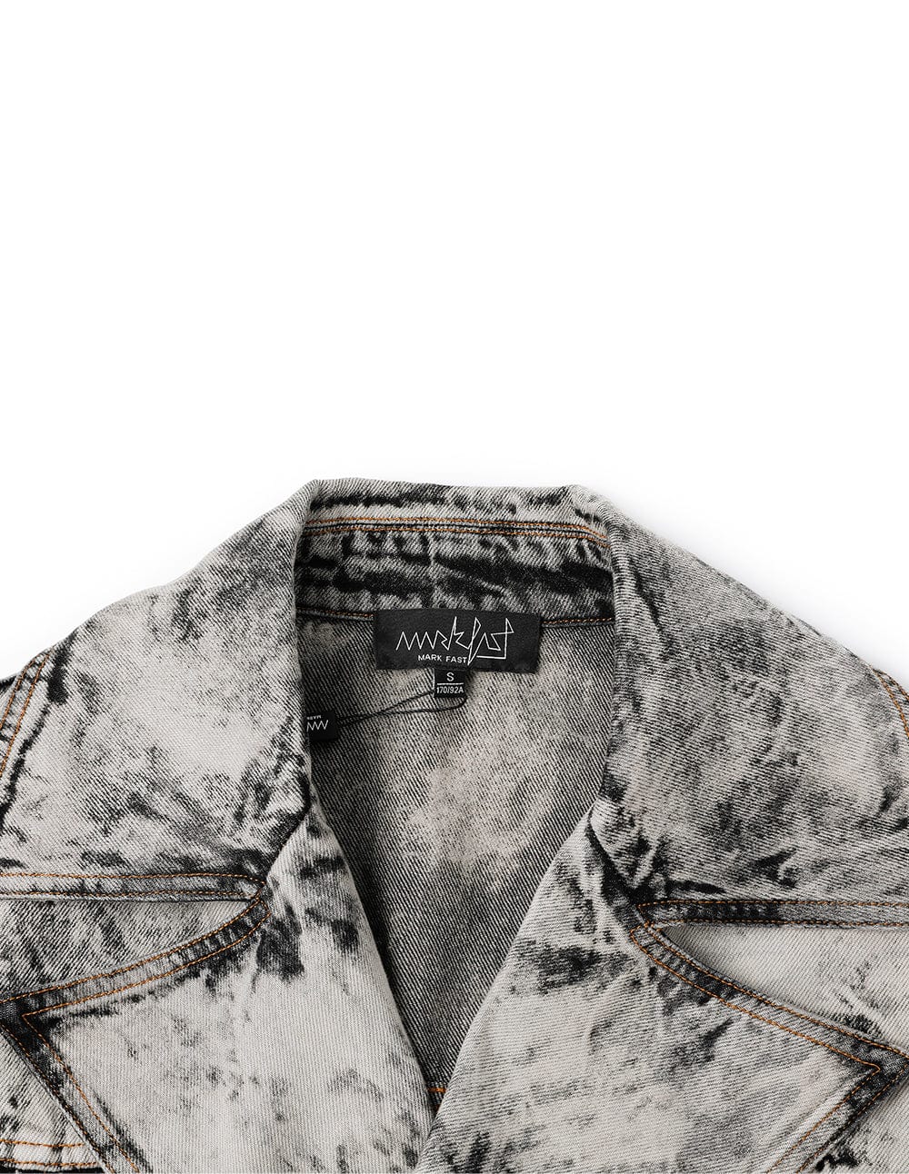 Unisex Lace-Up Belted Bleached Washed Denim Coat